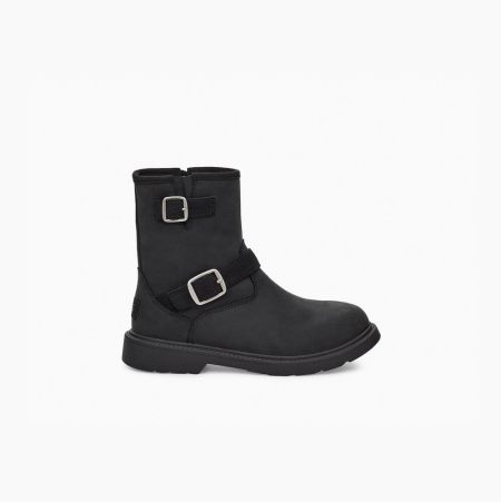 UGG Kinzey Weather Wasserfeste Stiefel Kinder Schwarz Schweiz | Y5INAB5Z