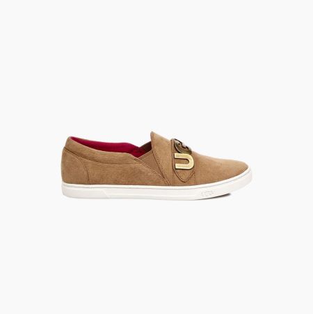 UGG Kitlyn Charm Slip-on-sneakers Damen Braun Schweiz | MP4C5O9J