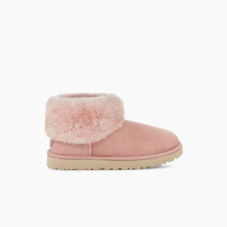 UGG Klassische Mini Fluff Classic Boots Damen Orange Schweiz | BGWY0HU3