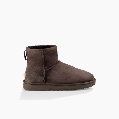 UGG Klassische Mini II Classic Boots Damen Schokolade Schweiz | LX6D9Y3I