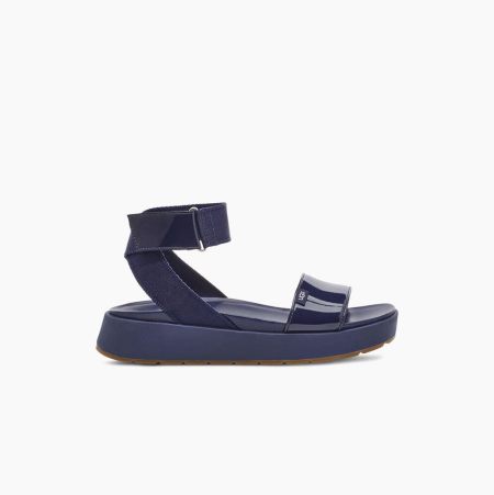 UGG Lennox Plateau Sandalen Damen Lila Blau Schweiz | 753RMZXO