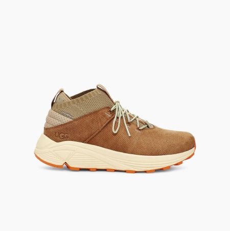 UGG Miwo Sport High HyperWeave Sneakers Herren Khaki Schweiz | 9MEN9OQU