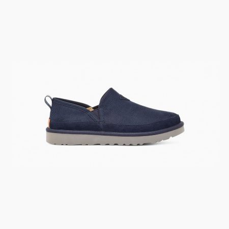 UGG Romeo Corduroy Slip-on-sneakers Herren Dunkelblau Schweiz | NG9RTQW8