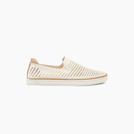 UGG Sammy Breeze Slip-on-sneakers Damen Weiß Schweiz | FVF4IC6L