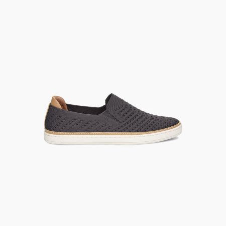 UGG Sammy Chevron Slip-on-sneakers Damen Tiefesgrau Schweiz | UKVT8NI2