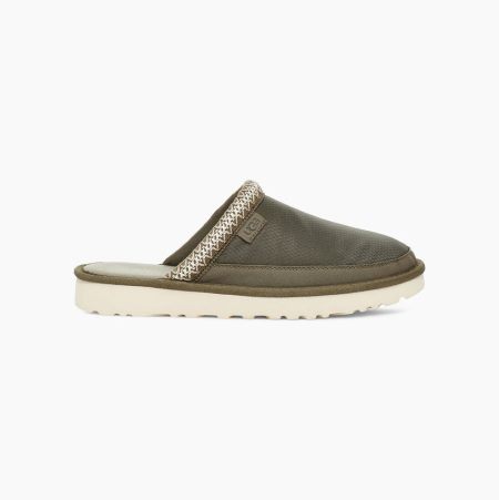 UGG Tasman Slip-On ULD Mono Hausschuhe Herren Grün Schweiz | XFLJDHW2