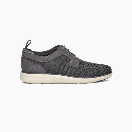 UGG Union Derby HyperWeave Sneakers Herren Dunkelgrau Schweiz | V6TDNK2P